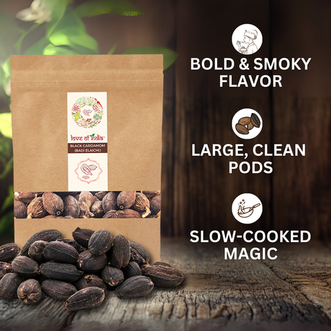 Organically Grown Black Cardamom (Badi Elaichi) | Kerala (Idduki) | Premium Export Quality