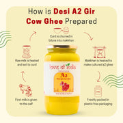 Love of India Desi Vedic Gir Cow Ghee made by Bilona method