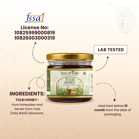 Tulsi Honey 400g | 100% Pure – Manages Stress & Boosts Immunity