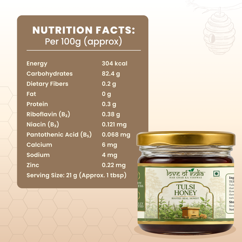 Tulsi Honey 400g | 100% Pure – Manages Stress & Boosts Immunity