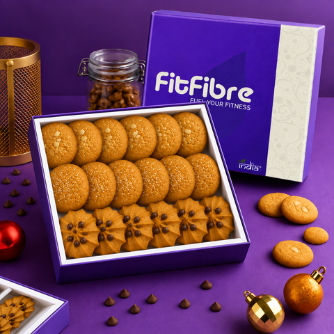 Cookie Gift Box – Oats, Coconut & Choco Chip Cookies