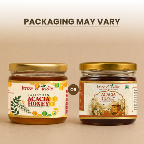 Rajasthan Acacia Honey 400g | 100% Pure– Light, Floral & Energy-Boosting