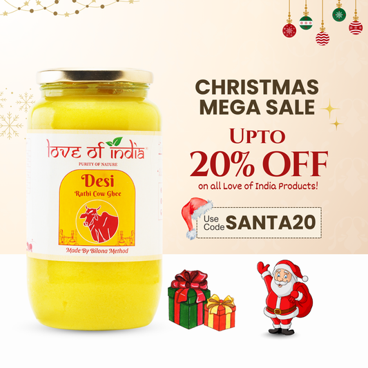 Love of India Desi Vedic Rathi Cow Ghee made by Bilona method
