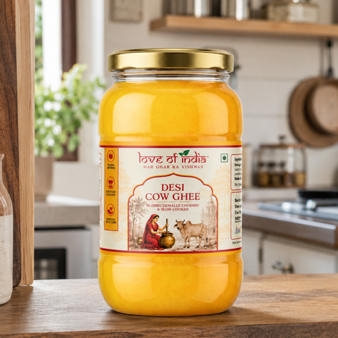 A2 Desi Cow Ghee – Bilona Method | Bi-Directionally Churned & Slow-Cooked