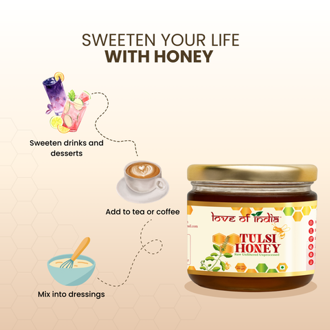 Tulsi Honey 400g | 100% Pure – Manages Stress & Boosts Immunity