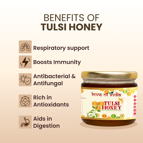 Tulsi Honey 400g | 100% Pure – Manages Stress & Boosts Immunity