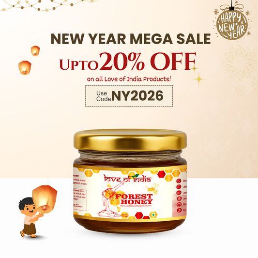 Pure Forest Honey (Unfiltered, Unprocessed & Non-Pasteurised) 400gm