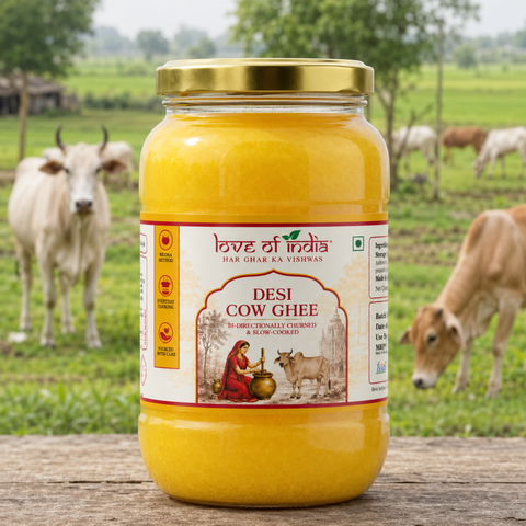 A2 Desi Cow Ghee – Bilona Method | Bi-Directionally Churned & Slow-Cooked