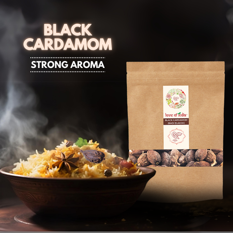 Organically Grown Black Cardamom (Badi Elaichi) | Kerala (Idduki) | Premium Export Quality
