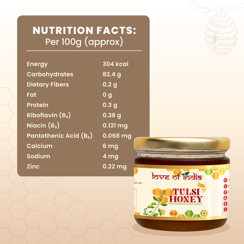 Tulsi Honey 400g | 100% Pure – Manages Stress & Boosts Immunity