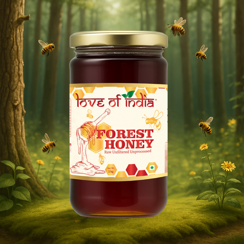 Forest Honey (Raw, Unfiltered, Unprocessed & Non-Pasteurised) 1 KG