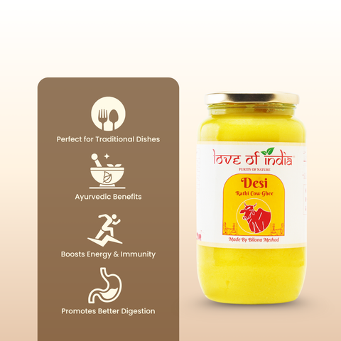Desi Vedic Rathi Cow Ghee made by Bilona method