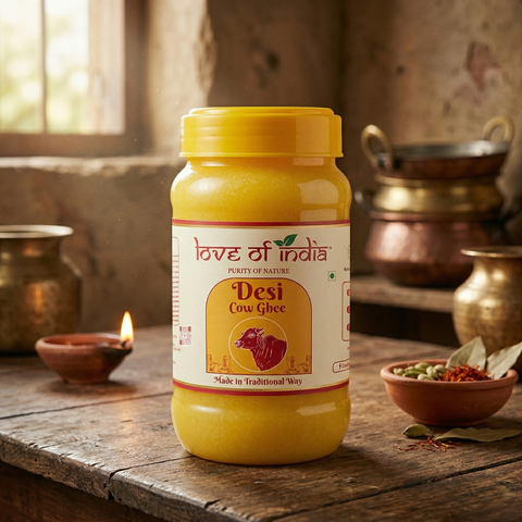 Desi Cow Ghee Traditionally Crafted for Everyday Nourishment | 1000ml