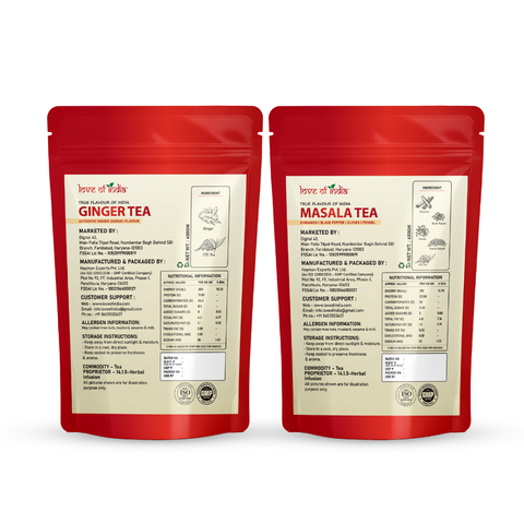 Masala & Ginger Tea Combo - True Flavour of India