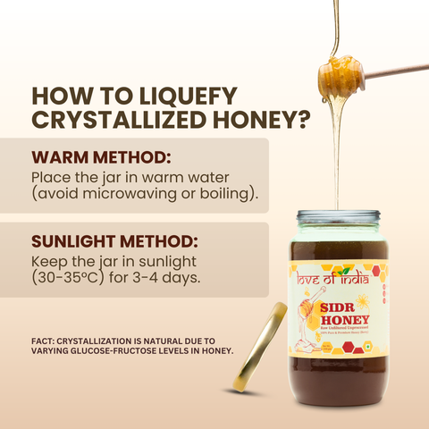 SIDR Honey (Raw, Unprocessed, Unfiltered, Pure & Premium Honey) Jujube Berry