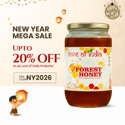 Forest Honey (Raw, Unfiltered, Unprocessed & Non-Pasteurised)