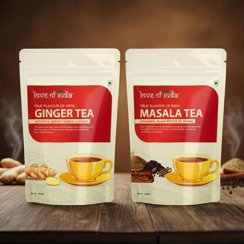 Masala & Ginger Tea Combo - True Flavour of India