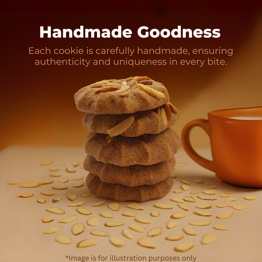FitFibre Honey Almond Crunch Cookies | Gluten Free | No Maida | High Protein - 75gm