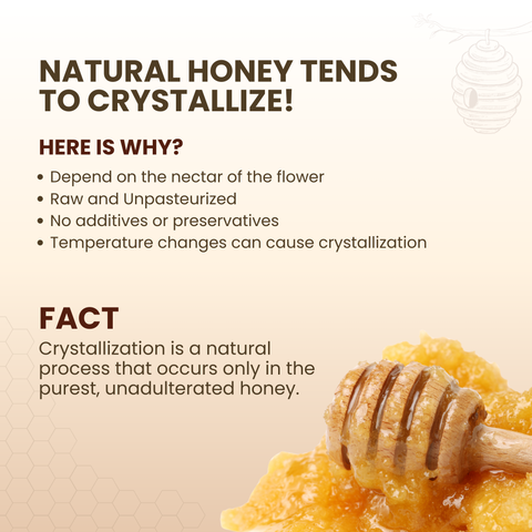 Natural Honey (Raw, Unfiltered, Unprocessed & Non-Pasteurised)