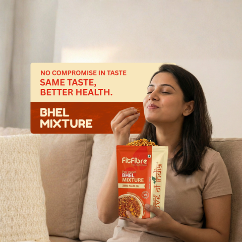 Desi Punch Bhel Mixture | High Fibre, High Protein Desi Snack