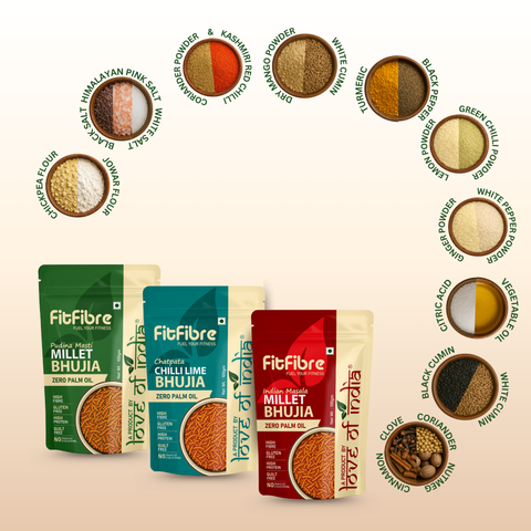 Millet Bhujia Combo - Pack of 3