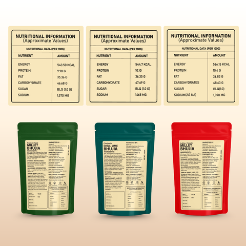 Millet Bhujia Combo - Pack of 3