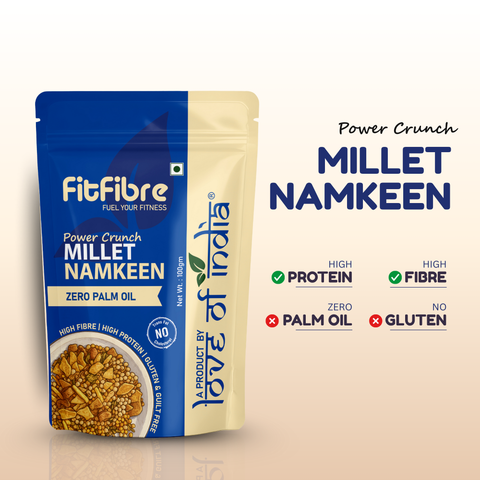 Power Crunch Millet Namkeen | High Fibre & High Protein