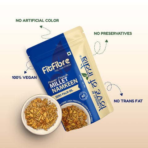 Power Crunch Millet Namkeen | High Fibre & High Protein