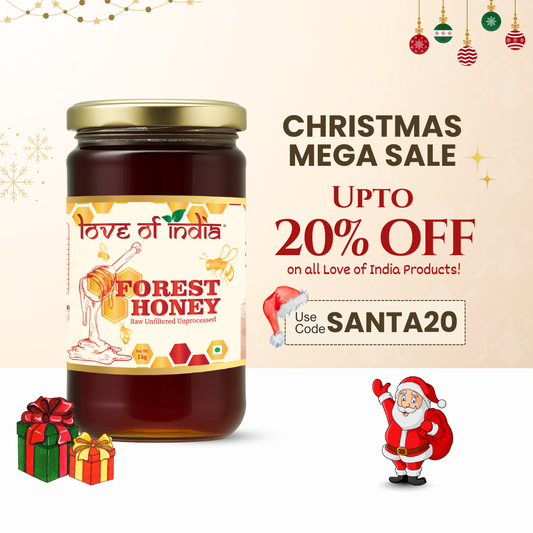 Forest Honey (Raw, Unfiltered, Unprocessed & Non-Pasteurised) 1 KG