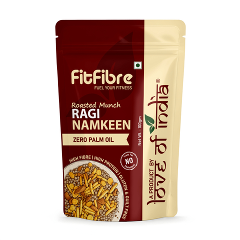 Roasted Munch Ragi Namkeen | High Fibre & High Protein