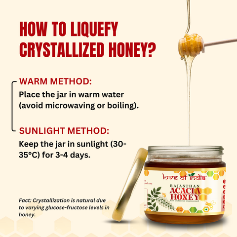 Rajasthan Acacia Honey 400g | 100% Pure– Light, Floral & Energy-Boosting