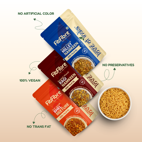 FitFibre Smart Snacking Combo | High Fibre & High Protein