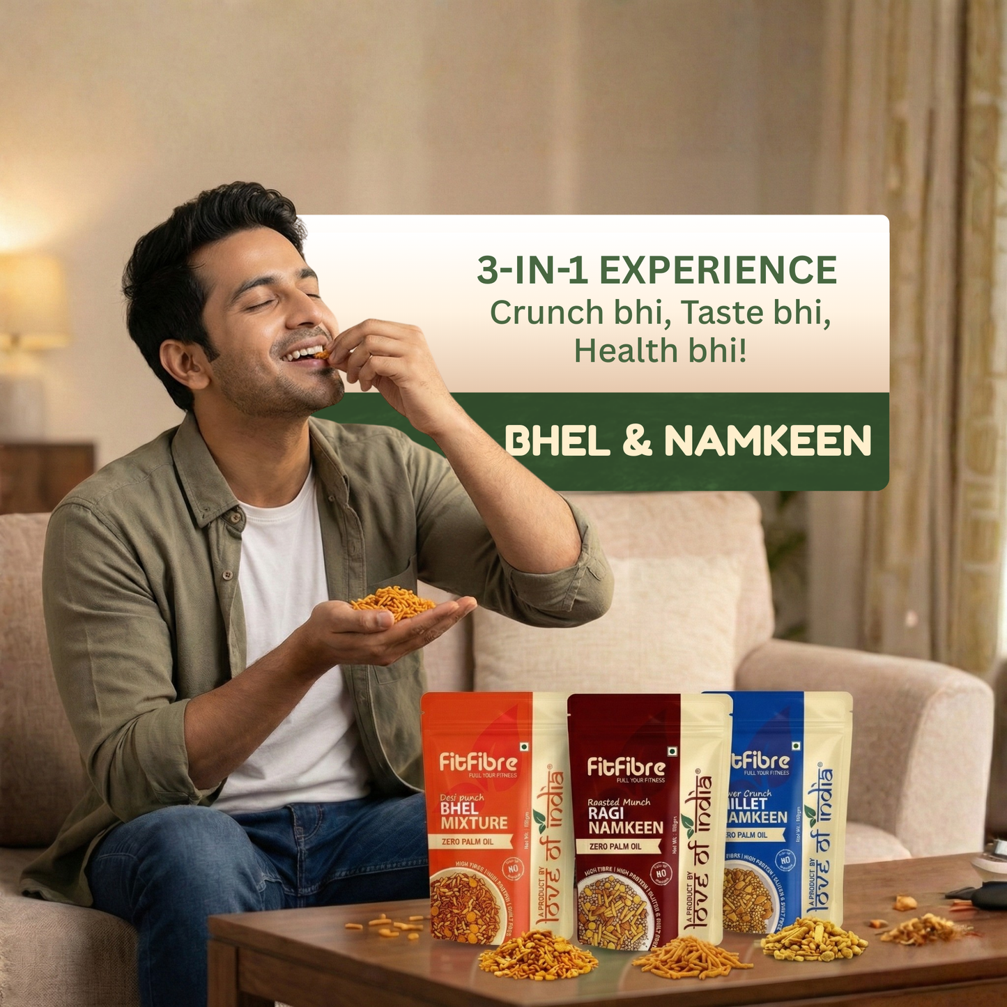 FitFibre Smart Snacking Combo | High Fibre & High Protein