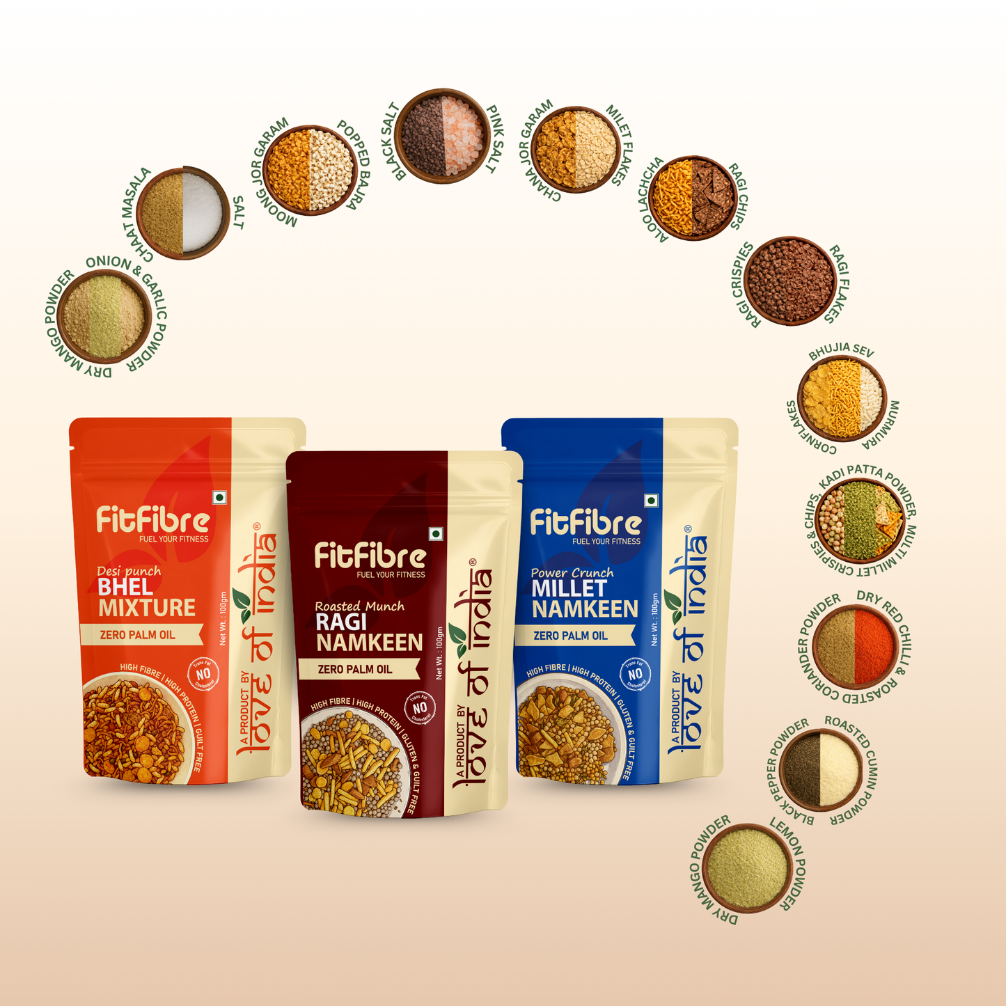 FitFibre Smart Snacking Combo | High Fibre & High Protein