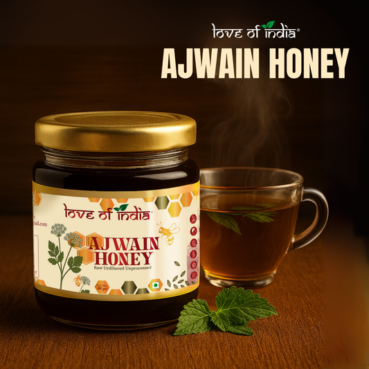 Ajwain Honey 400g | 100% Pure – Aids Digestion & Relieves Cough