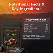 Himalayan Shilajit Roasted Premium Coffee Pack of 2 (10g each) | 10 cups