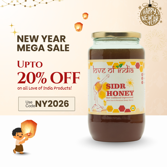 SIDR Honey (Raw, Unprocessed, Unfiltered, Pure & Premium Honey) Jujube Berry