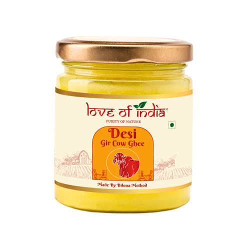 A2 Gir Cow Ghee - Bilona Method | Gujarat Sourced | 32 Litres of Milk, 1 Litre of Ghee