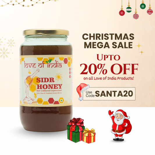 SIDR Honey (Raw, Unprocessed, Unfiltered, Pure & Premium Honey) Jujube Berry