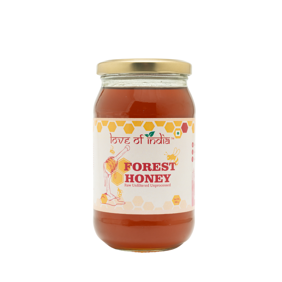 Raw Forest Honey (Raw, Unfiltered, Unprocessed & Non-Pasteurised)