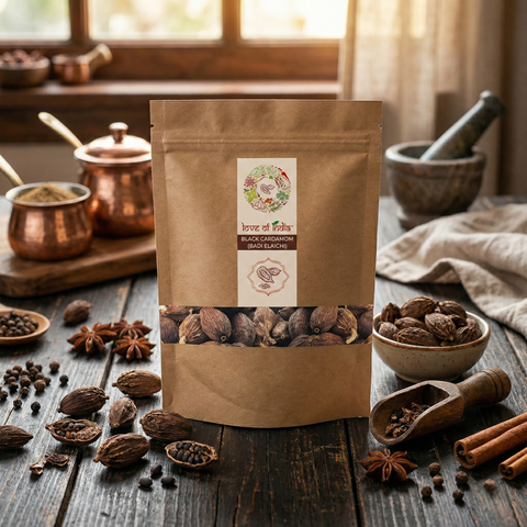 Organically Grown Black Cardamom (Badi Elaichi) | Kerala (Idduki) | Premium Export Quality