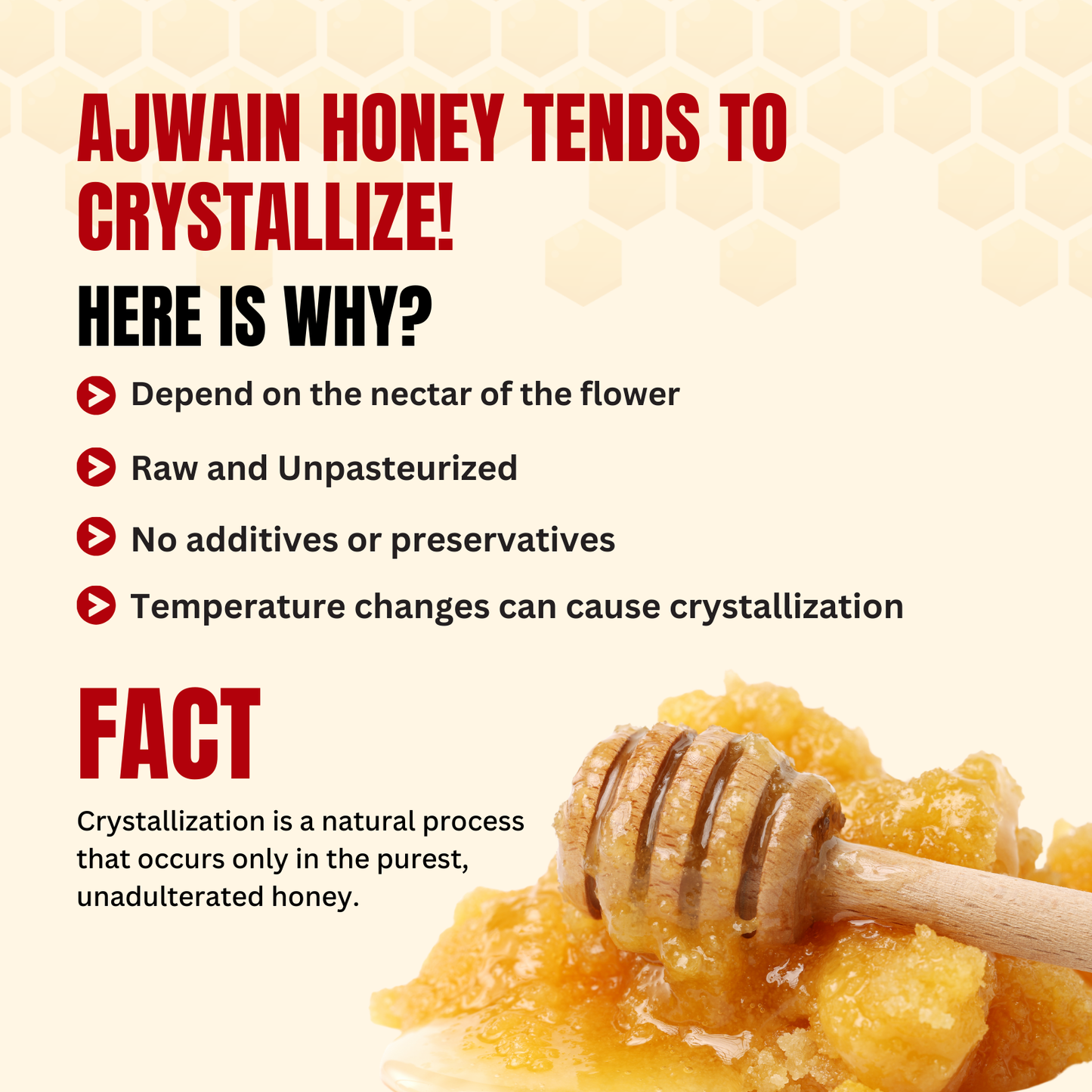 Ajwain Honey 400g | 100% Pure – Aids Digestion & Relieves Cough