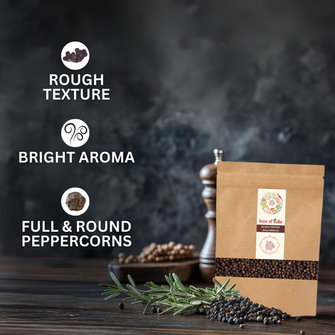 Organically Grown Black Pepper Bold (Kali Mirch) | Kerala (Idduki) | Premium Export Quality