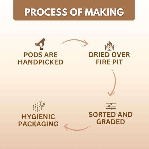 Organically Grown Black Cardamom (Badi Elaichi) | Kerala (Idduki) | Premium Export Quality