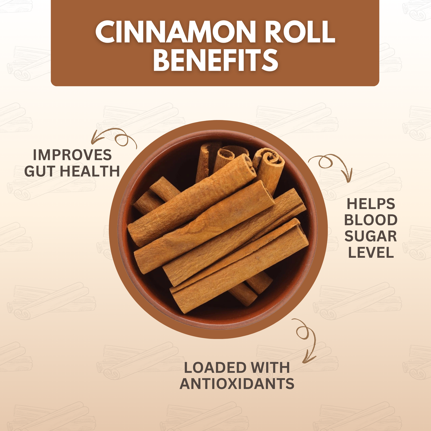 Organically Grown Cinnamon Roll (Dalchini) - 50gm | Premium Export Quality | Authentic & Natural Flavour
