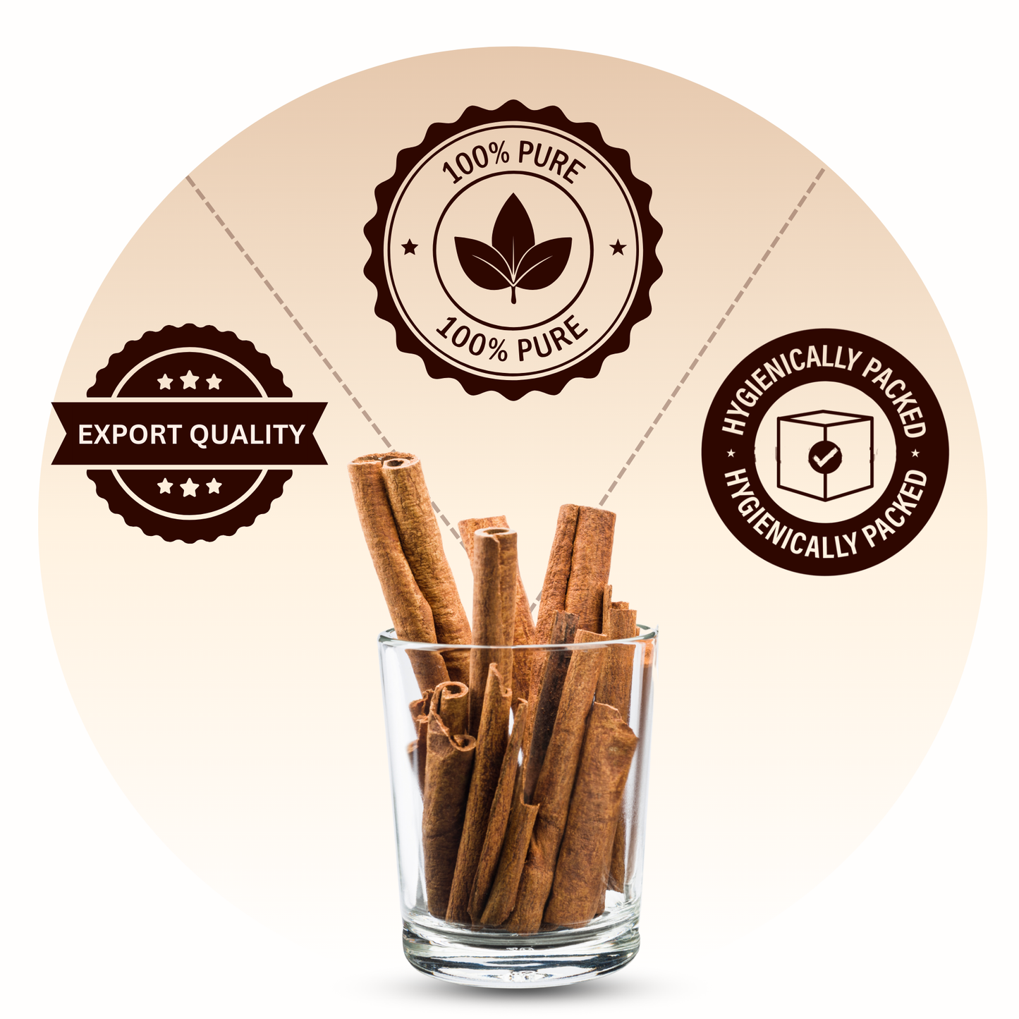 Organically Grown Cinnamon Roll (Dalchini) - 50gm | Premium Export Quality | Authentic & Natural Flavour