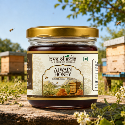 Ajwain Honey 400g | 100% Pure – Aids Digestion & Relieves Cough