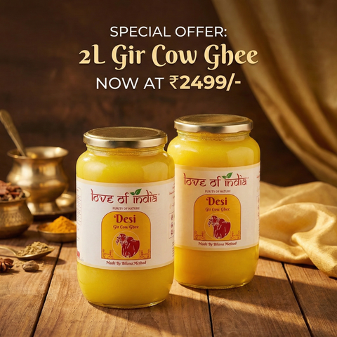 Desi Vedic Gir Cow Ghee made by Bilona method