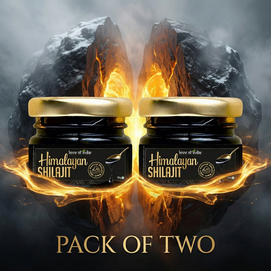 Pure Himalayan Shilajit Resin | Rich in Fulvic Acid & 85+ Minerals | Pack of 2