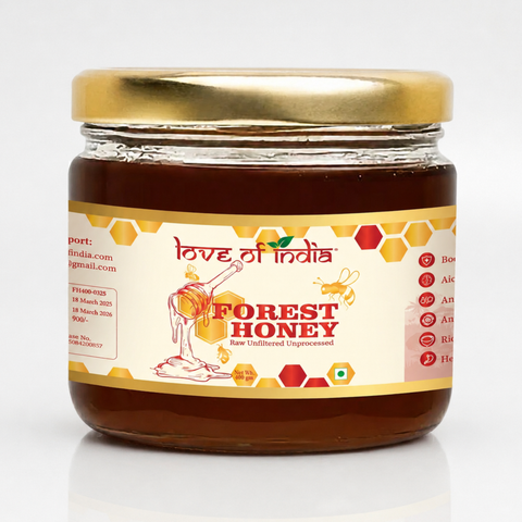 Forest Honey (Raw, Unfiltered, Unprocessed & Non-Pasteurised) 400gm